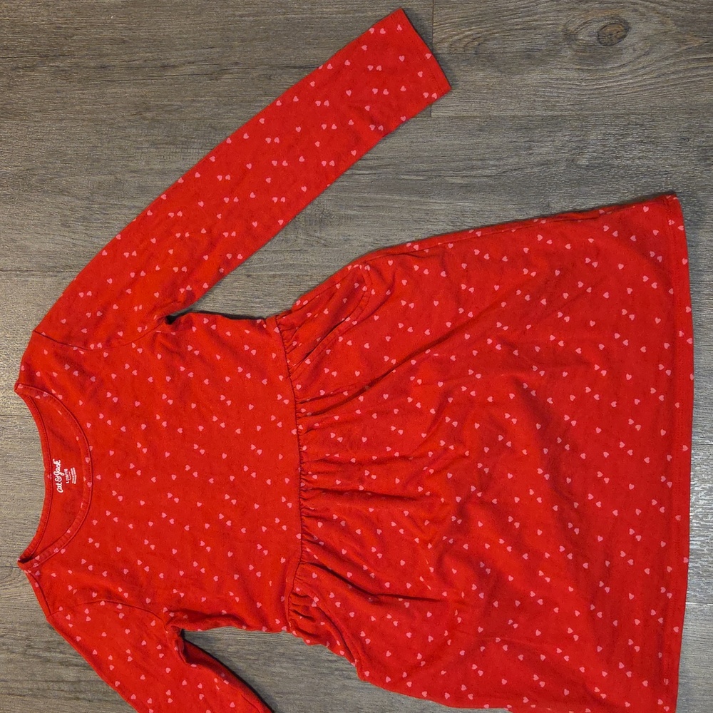 3 for $15 / Cat & Jack • Red Polka-Dot Heart Dress